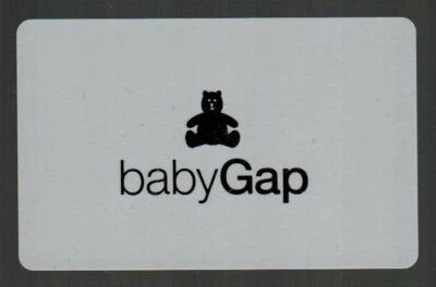 BABY GAP ( UK ) Silver Teddy Bear on Grey ( 2013 ) Gift Card ( $0 ) - Image 1 of 2