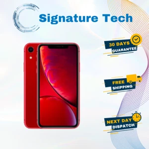 Apple iPhone XR Red 64GB Unlocked Smartphone Excellent Condition Free Shipping - Picture 1 of 7