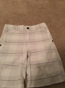 Shaun White Boys Plaid Shorts Zip Button Pockets Casual Size XS - Picture 1 of 9