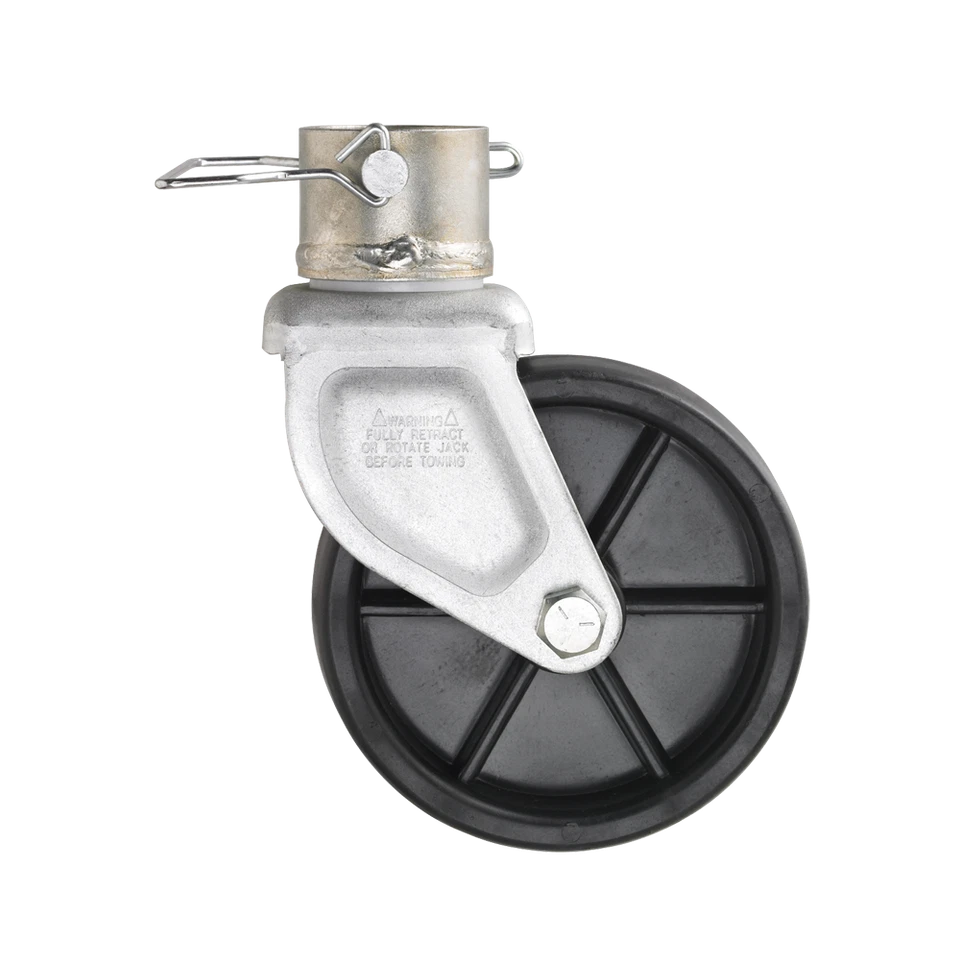 Pro Series Trailer Jack Accessory 6" Caster Poly - Image 1 of 1