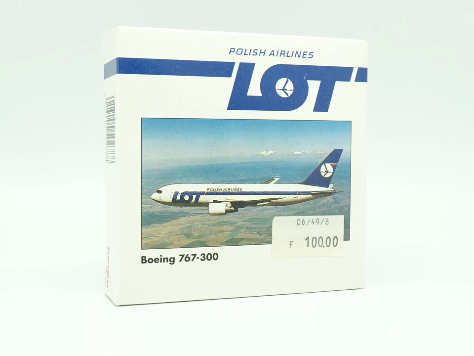 Herpa Aereo Compagnie Aeree 1/500 - Boeing 767 300 Polacco LOT - Immagine 1 di 1