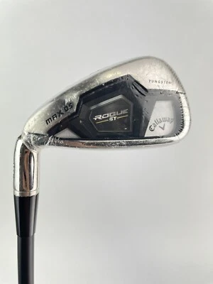 Callaway Rogue ST 7 Iron Max OS Helium Ladies Graphite /+1/2" /Left /Demo /10935 - Image 1 of 4