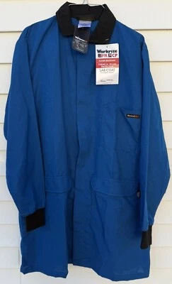 Workrite Men’s 4XL RG WESTEK ULTRASOFT 2112 FR Lab Coat 353CH45RB - 5.6 Arc NEW - Image 1 of 2