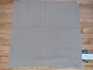 NWT RALPH LAUREN RLL EMBROIDERED LOGO TAUPE PILLOW COVER 26x26 COTTON WEAVE - Picture 1 of 7
