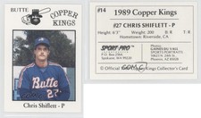 1989 Sport Pro Billings Mustangs Christian Shiflett Chris Shiflett #14