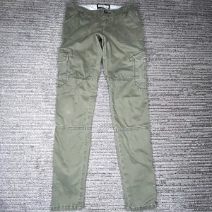 Abercrombie Size 16 Girls Pants Cargo Cute Stretch Fit Low Rise Green - Picture 1 of 12