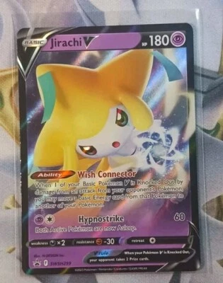 Jirachi V SWSH299 SWSH: Sword & Shield Promo Card M/NM. - Image 1 of 2