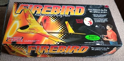 Vintage 2000 HobbyZone Firebird RC Flying Plane Kit Ages 8+ Working Complete  - Image 1 of 4