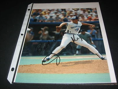 JIMMY KEY BLUEJAYS YANKEES LEGEND GENUINE MLB HAND SIGNED AUTOGRAPHED 8X10 PHOTO - Image 1 of 2