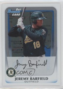 2011 Bowman Prospects International Jeremy Barfield #BP3