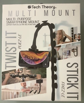 Smart Phone Multi-Mount Multi-Purpose. Twist It Stick It by Tech Theory NEW - Image 1 of 4