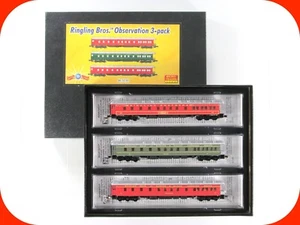 N Scale **RINGLING** CIRCUS Observation Passenger 3-Pack - Micro Trains 99301320 - Picture 1 of 7