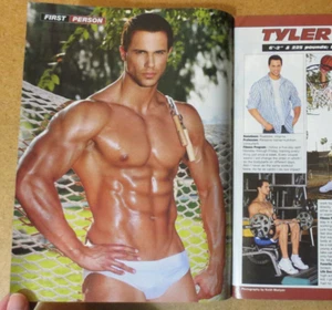 MEN'S WORKOUT MAGAZINE Tyler McPeak TJ HOBAN Male Strippers SEAN CASSIDY models - Picture 1 of 15