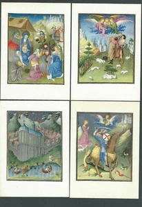 Set Of 7 Book Plates In Miniature From Book Printed Ca 1405 Hand Crafted Then--- - Picture 1 of 5