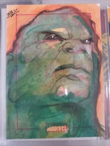 2010 Rittenhouse 70 Jahre Marvel Comics Sammelkarten Skizze Eidechse seltene Büste - Bild 1 von 4