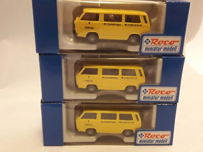 3 Stk. Roco H0 1415 VW Bus T2 Bundesamt für Post und Telekommunikation - Bild 1 von 3