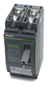 Noark 250A EX9MD2B DC Moulded Case Circuit Breaker MCCB 2 Pole 25kA 5yr Wrnty - Picture 1 of 8