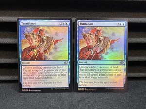 MTG 1x Turnabout Dominaria Remastered 070/261 Foil Uncommon - Picture 1 of 2