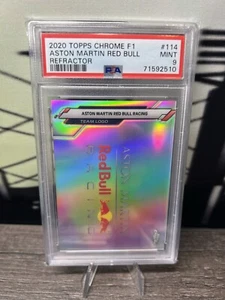 2020 TOPPS CHROME F1 ASTON MARTIN RED BULL #114 RIFRATTORE PSA 9 COME NUOVO - Foto 1 di 2