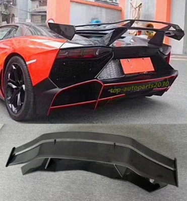 For Lamborghini Aventador LP700 GT Style Carbon Fiber Rear Trunk Spoiler Wing - Image 1 of 4