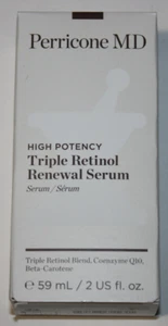Perricone MD High Potency TRIPLE RETINOL RENEWAL SERUM, 2 fl oz 59 mL NEW - Picture 1 of 4