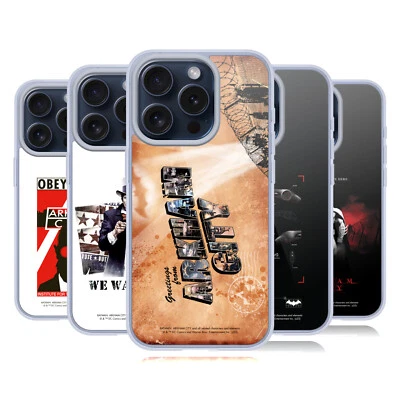 OFFICIAL BATMAN ARKHAM CITY GRAPHICS SOFT GEL CASE FOR APPLE iPHONE PHONES - Image 1 of 4