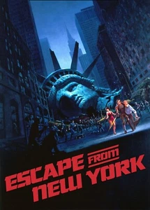 NEW ESCAPE FROM NEW YORK 1981 MOVIE POSTER PREMIUM WALL ART PRINT SIZE A5-A1 - Picture 1 of 6