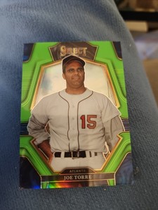 2023 SELECT GREEN PRIZM JOE TORRE /75 BRAVES