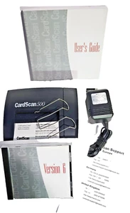 Vintage Corex CardScan 500 Executive Business Card Scanner Version 6 Software - Picture 1 of 11