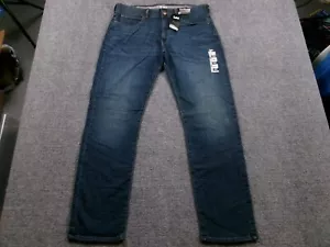 Pantalones Lee Jeans Para Hombres 36 x 32 Azul Activo Elastizados Ajustados Rectos Denim Elastizados Nuevos con Etiquetas - Imagen 1 de 12