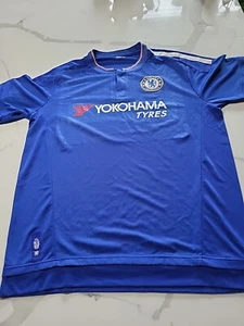 Chelsea Football Club 15/16 Premier League Champions Blue Jersey Size Large - Picture 1 of 6