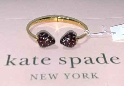 Kate Spade New York Picnic Perfect Strawberry Cuff Bracelet New - Image 1 of 4