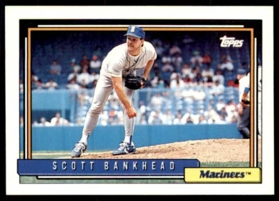 1992 Topps Scott Bankhead Seattle Mariners #155 - Image 1 of 2