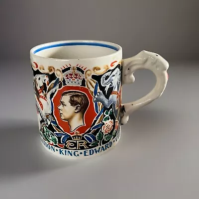 Vintage Edward VIII 1937 Coronation Commemorative Mug By Laura Knight - Image 1 of 4