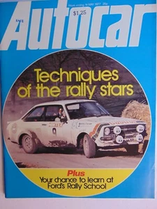 AUTOCAR MAGAZINE May 14 1977 Ford's Rally School - Foto 1 di 1