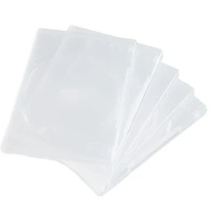 5 pcs 14mm Single Clear Standard CD DVD Bluray Disc Cases - Picture 1 of 4