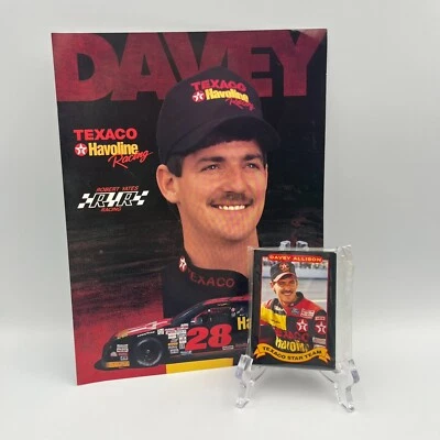 1992 Texaco Star Team Maxx Race Card Set & Davey Allison Hero Card - Image 1 of 4