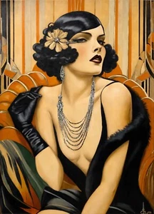 Early Nouveau Riche 13x19” Art prints - only 6 signed & numbered sets made - Picture 1 of 3