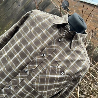 Merrell SELECTwick Checkered Shirt Single Pocket Check Button Up L - Image 1 of 4
