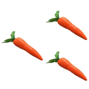 Carrot Toy Kids Carrots Artificial Plastic Carrot Artificial Fruits - Picture 1 of 8