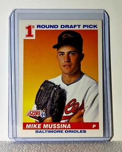Tarjeta de béisbol Mike Mussina 1991 Score MLB #383 Draft Baltimore Orioles - Imagen 1 de 2