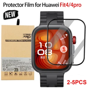 2-5PCS 3D Film Courbé Souple Coque Intégrale Protecteur d'écran pour Huawei Watch Fit4 Pro - Photo 1 sur 15