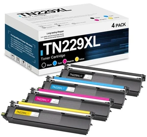 TN229XL High Yield Toner Cartridge 4 Pack - Replacement for Brother TN229 TN2... - Bild 1 von 7