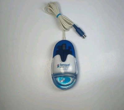 Vintage Aqua Seroquel Computer Mouse AM-930-P Collectable Fish Tank Drug Promo - Image 1 of 4