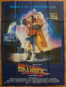 RETOUR VERS LE FUTUR 2 R. Zemeckis 1989 Drew Struzan Affiche Originale 120x160 - Picture 1 of 3