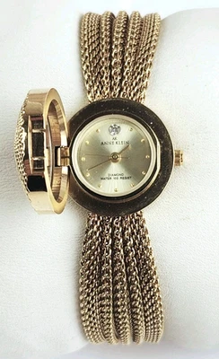 Bracelet Women's HIDDEN Watch ANNE KLEIN 10/5710 Diamond Dial - Needs Battery - Image 1 of 4