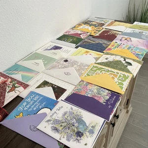 Lote Surtido De 24 Tarjetas De Navidad, Cumpleaños, Pensando En Ti, Boda, Condolencia - Imagen 1 de 14