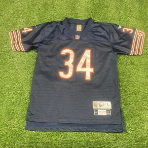 Walter Peyton Chicago Bears Reebok Trikot Jugend Large 14/16 genäht NFL  - Bild 1 von 13
