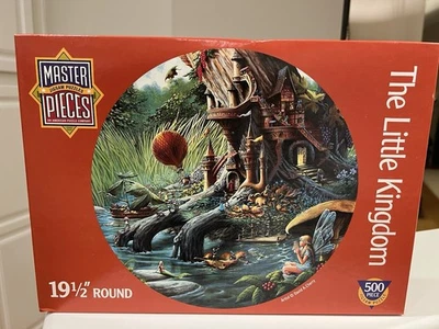 Rompecabezas redondo de 500 piezas MasterPieces The Little Kingdom de David Cherry Foto 1 de 3
