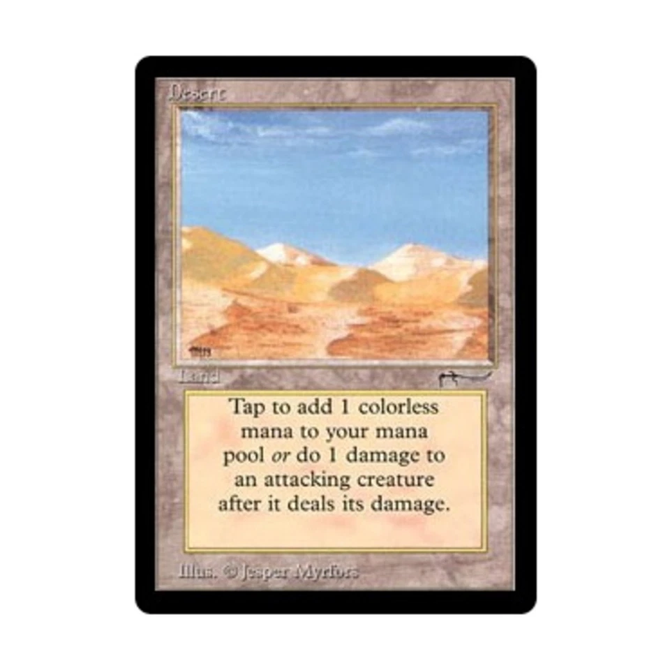 WOTC MtG Arabian Nights Desert (C1) Fair- - Image 1 of 1